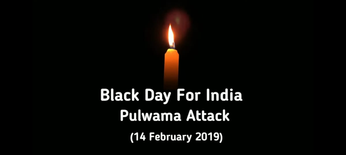 Pulwama Attack Black Day india